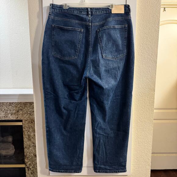 Everlane The Curvy Way-High Jean Organic Cotton Denim Size 33 R - Picture 4 of 9